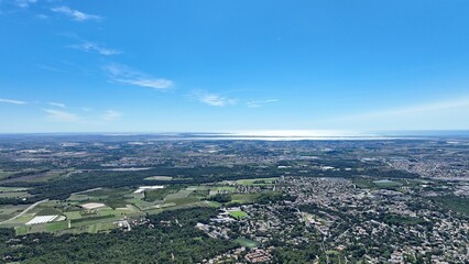 aqueduc de Castries dans l'Hérault, Occitanie, France