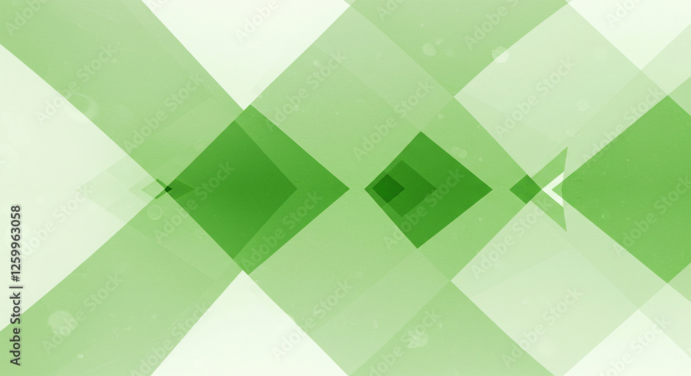 Poster abstract green and white background with geometric diamond and triangle pattern. elegant textured sh