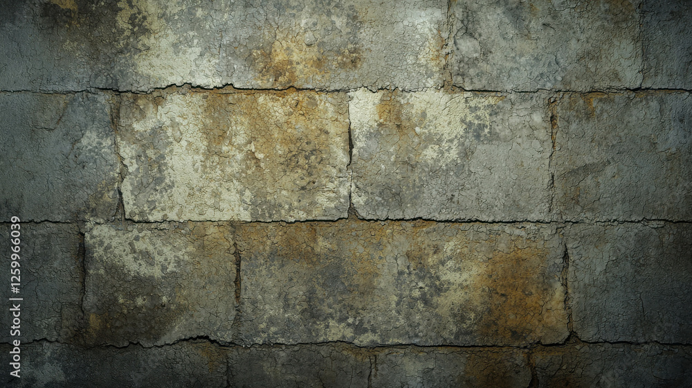 Poster textured gray wall with weathered effect for creative design and background uses