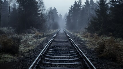 Fototapeta premium Dark, moody background setting perfect for creating a mysterious and evocative atmosphere