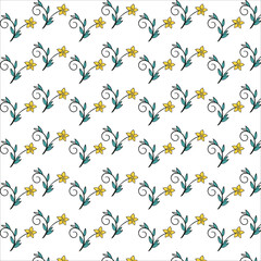 seamless pattern with clouds