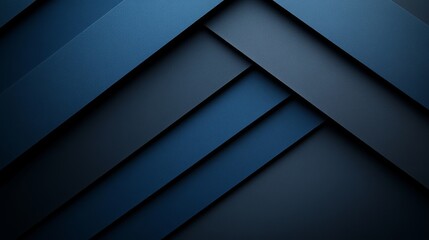 Elegant Blue background with sleek gradients. Featuring white space in the center for text. Sophisticated dark wallpaper ideal for design and banners. Simple geometric modern wallpaper.