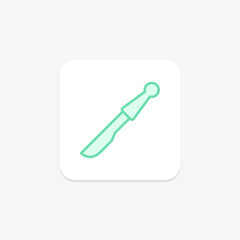 Scalpel duotone line icon, vector, pixel perfect, illustrator file