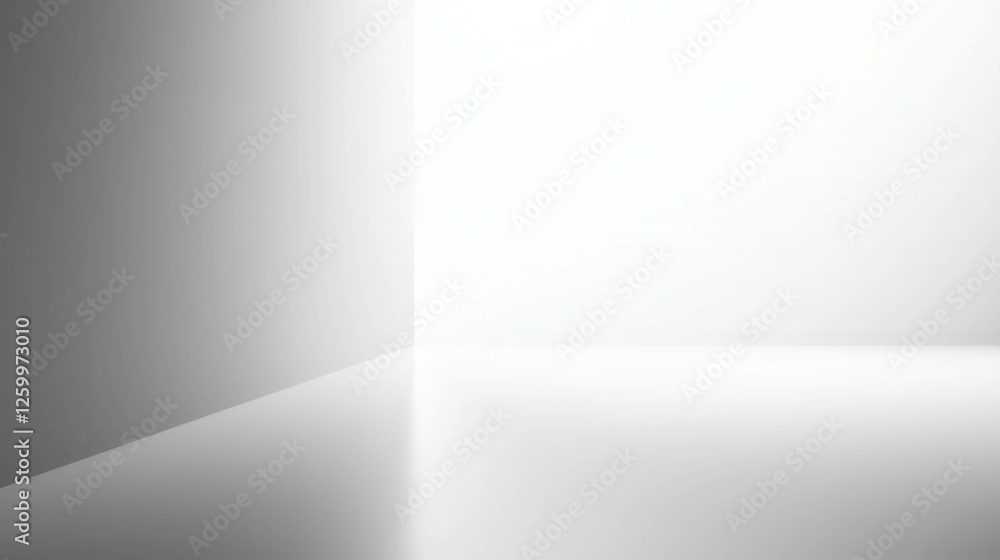 Poster clean and minimalistic white background for high-quality visual presentations or displays