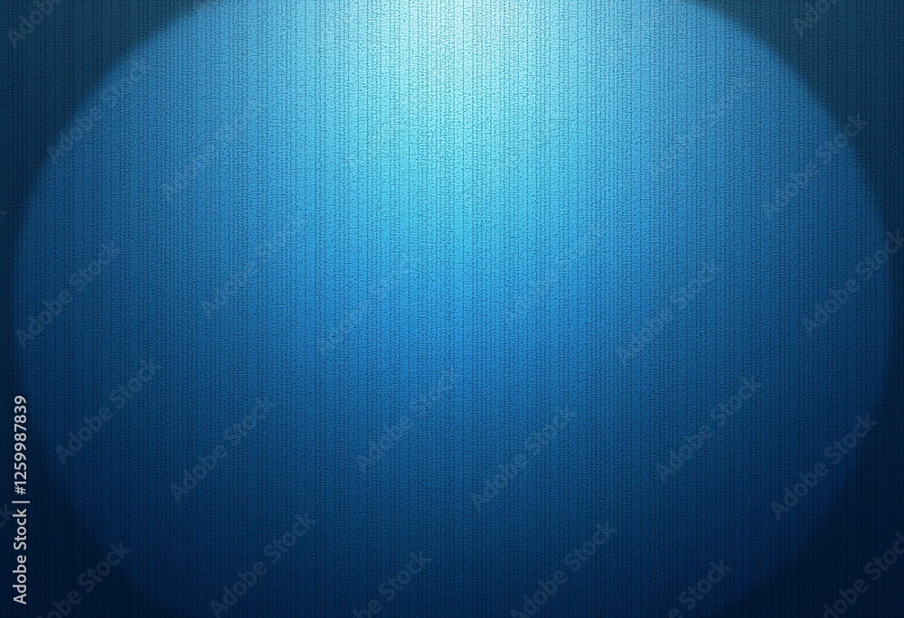 Poster blue mosaic tile texture with gradient background: modern design with grain effect and ample copy sp