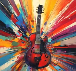 Naklejka premium Illustration of sound background.