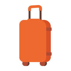 Suitcase flat icon, luggage or baggage, travel bag vector illustration, clip art suitcase, suitcase clip art
