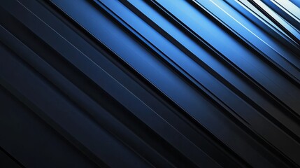 Minimalist Blue background with parallel lines for design, banner template. Featuring white space in the center of the page for text. Ideal for geometric abstract wallpapers with an elegant touch.