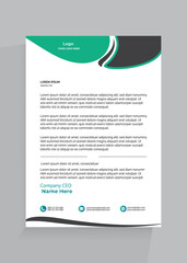 Letterhead design , Letterhead template, modern letterhead template design