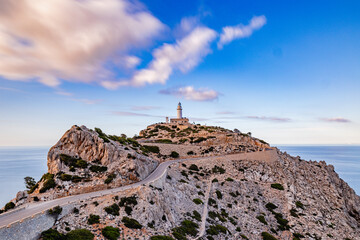lighthouse on the top of the hill