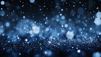 Fototapeta premium Abstract monochrome wallpaper with scattered dots on a Blue background. Ideal for design templates, banners, and modern digital backgrounds.