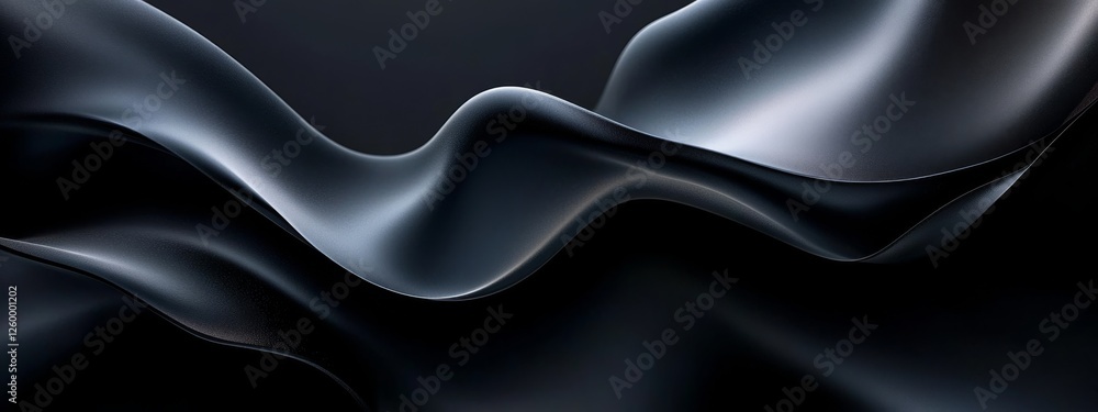 Aufkleber minimalist black background with subtle gradient for design. banner template with central white spac
