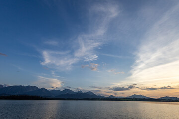Abendstimmung am Hopfensee