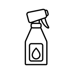 Sprayer icon vector. Fertilizer illustration sign. Watering symbol or logo.