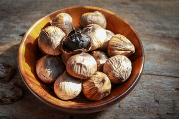 Black garlic or aged garlic. High antioxidant food
