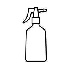 Sprayer icon vector. Fertilizer illustration sign. Watering symbol or logo.