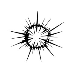 Obraz premium Broken window