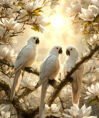 Fototapeta premium couple of birds