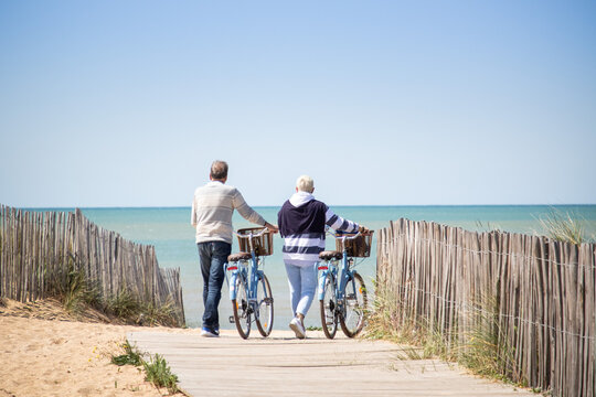 Ballade v&eacute;lo bord de mer sur l'&icirc;le d'Ol&eacute;ron