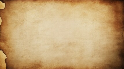 Blank Sheepskin Parchment Texture Viewed from Above with Subtle Cracks and Weathered Look: Ideal for Conveying Antiquity with Central Space for Content