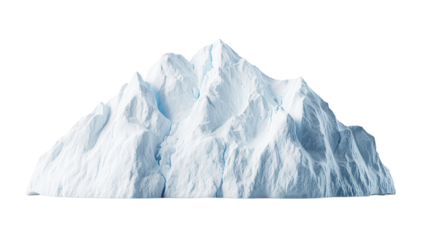 A majestic iceberg displaying stunning ice formations and rich textures.