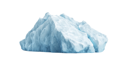 A large, majestic ice block showcasing the beauty of frozen nature.
