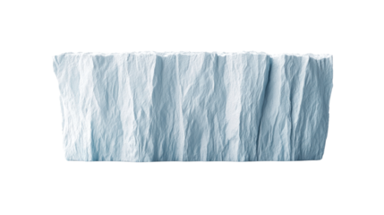 A stunning ice block showcasing the unique texture and form of glacial ice.