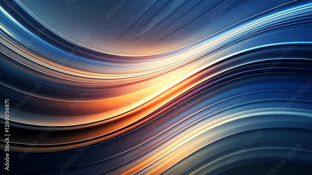 Aufkleber colorful swirls of light and shadow dance in a mesmerizing display of abstract art at twilight. gene