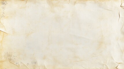 Flat Lay Photograph of Blank Parchment Texture with Weathered Surface, Central White Space, and Subtle Variations: Ideal for Creative Design Projects with Text, Graphics, and Rustic Nostalgic Appeal