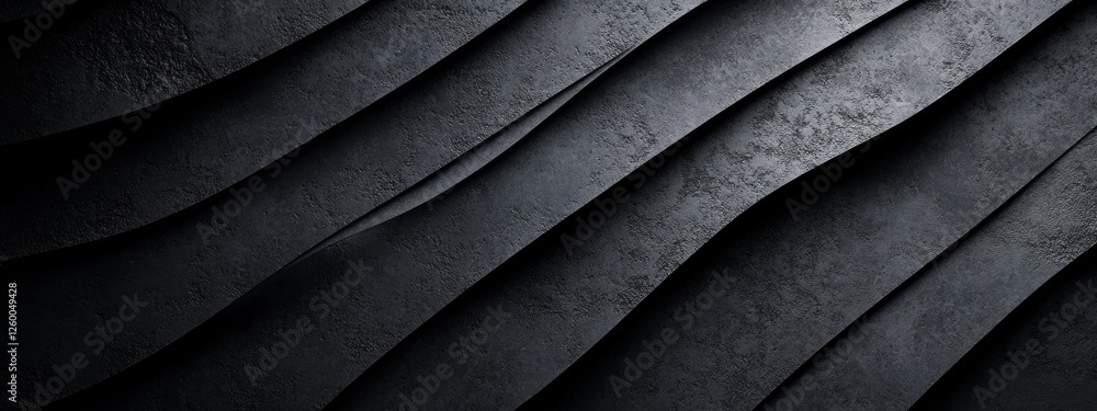 Aufkleber sophisticated black background with linear patterns for design, featuring white space in the center 