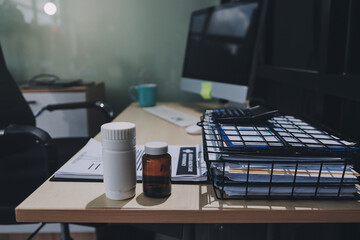 stethoscope on a report stethoscope on a clipboard stethoscope on a book