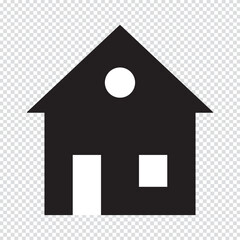 Web home icon set for websites and apps. Simple house symbol. Home button icons. Home page icon vector. Simple house symbols. Building icon. Vector illustration. Building icon set in line black flat h