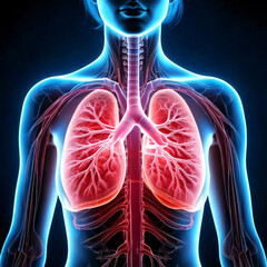 Human Respiratory System: Anatomy of Lungs and Bronchial Tree
