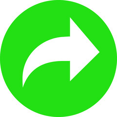 Share icon color flat style