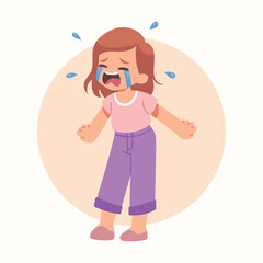 flat vector expression illustration