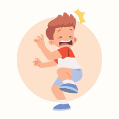 flat vector expression illustration