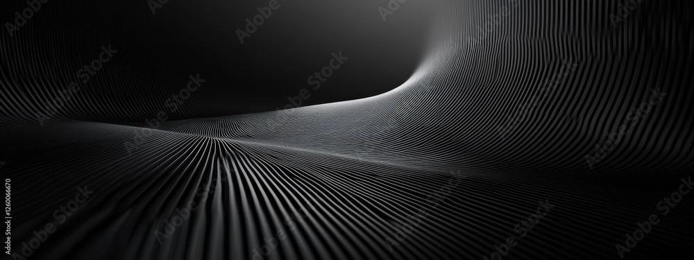 Aufkleber stylish black background with simple lines for design and banner templates. modern minimalist wallpa