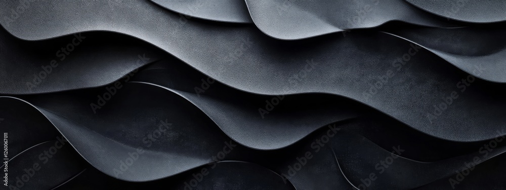 Poster stylish black background with simplistic elements, ideal for design and banner templates. featuring 