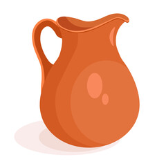 Jug vector image without background