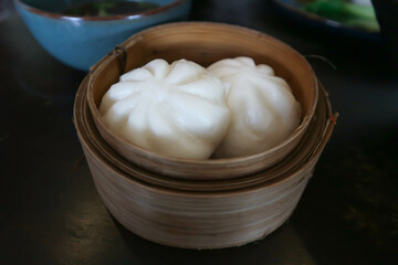 Chinese stuffed bun , steamed dumplingor steamed bun
