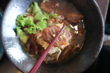 beef noodles or noodle, Chinese noodle