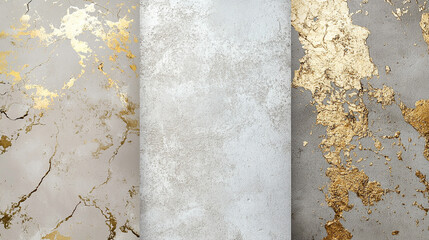 Fototapeta premium Biały marmur, stiuk złoty wzór, tło dla projektu, tapeta.