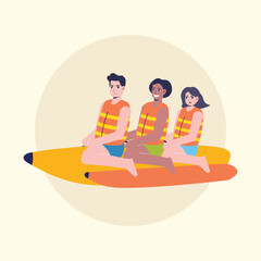 Flat Vector Holiday Illustration