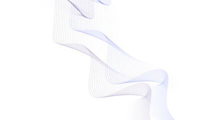Abstract curvy and smooth blue lines layout banner design, Modern presentation background with blue flow lines.