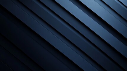 Obraz premium Stylish Blue background with minimalist lines, perfect for design and banner templates. Featuring a contemporary dark theme with clean composition and sleek, modern minimalist backdrop.