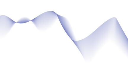 Abstract curvy and smooth blue lines layout banner design, Modern presentation background with blue flow lines.