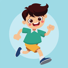 Flat Vector Kids Illustration