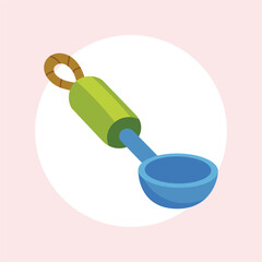 Flat Vector Kitchen Stuff Illustration