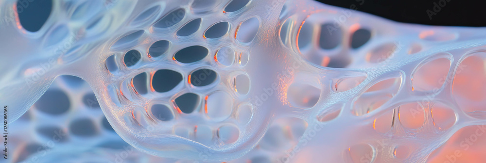 Aufkleber Unique texture of breathable mesh highlighting shiny plastic and foam details in modern design