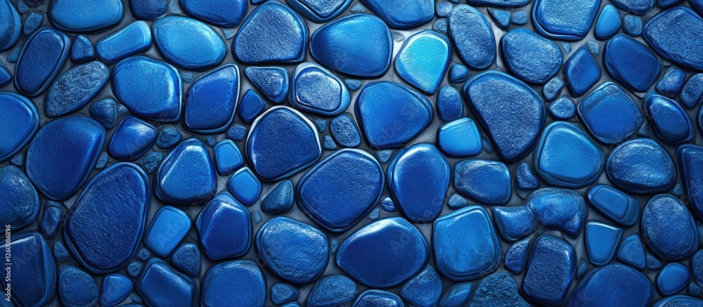 Aufkleber royal blue textured background with a pebble mesh pattern, featuring various shades of blue and smoo